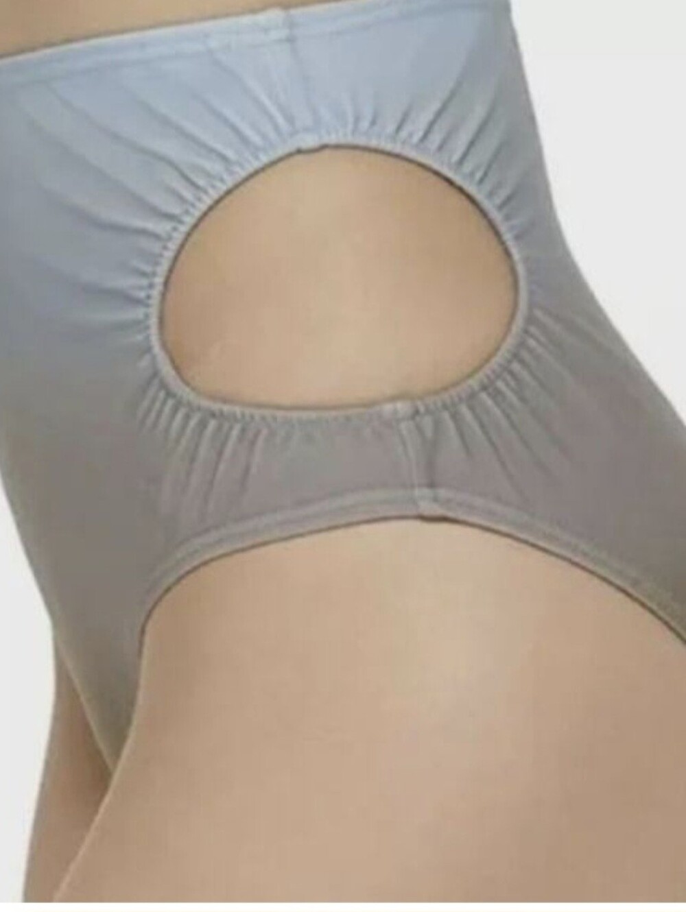 DKNY Ombre SPLASH MOSS Keyhole High-Waist Bikini Swim Bottom